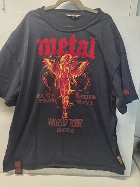Vicious Metal T Shirt 3XL Black Red Rock Fest World Tour MMXX Distressed Grunge